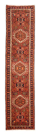 Alfombra de pasillo Alfombra persa - Nómada - 287 x 72 cm - rojo