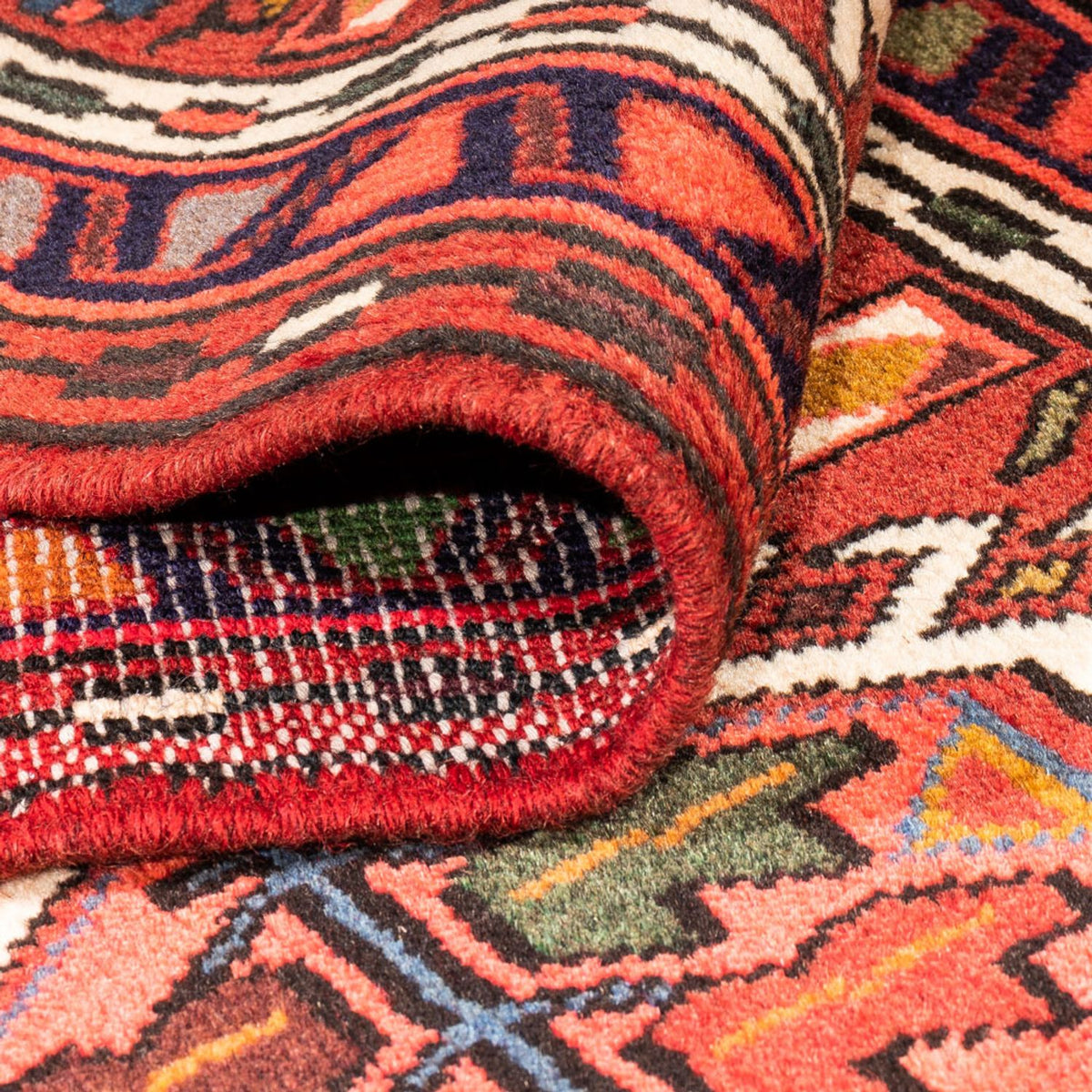 Alfombra de pasillo Alfombra persa - Nómada - 288 x 70 cm - rojo