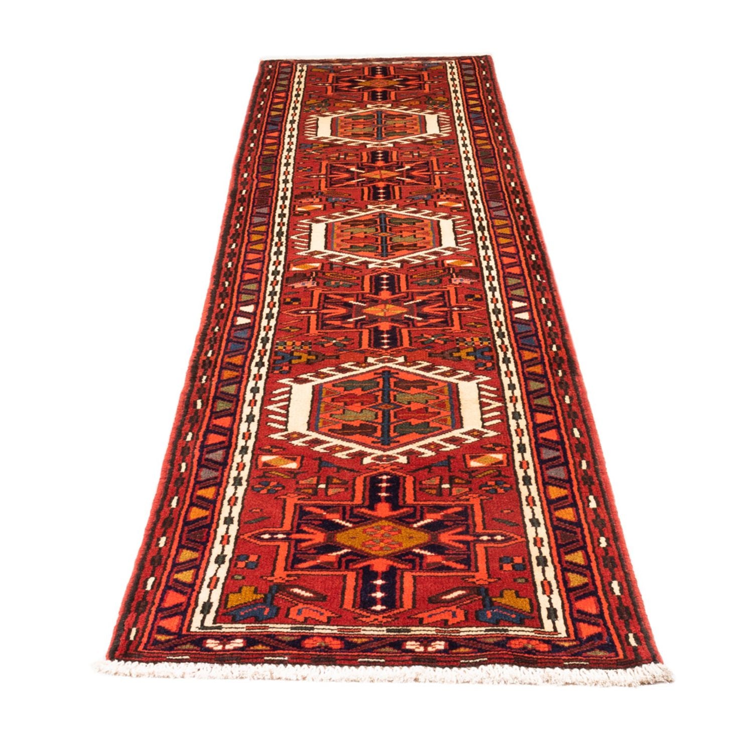 Alfombra de pasillo Alfombra persa - Nómada - 288 x 70 cm - rojo