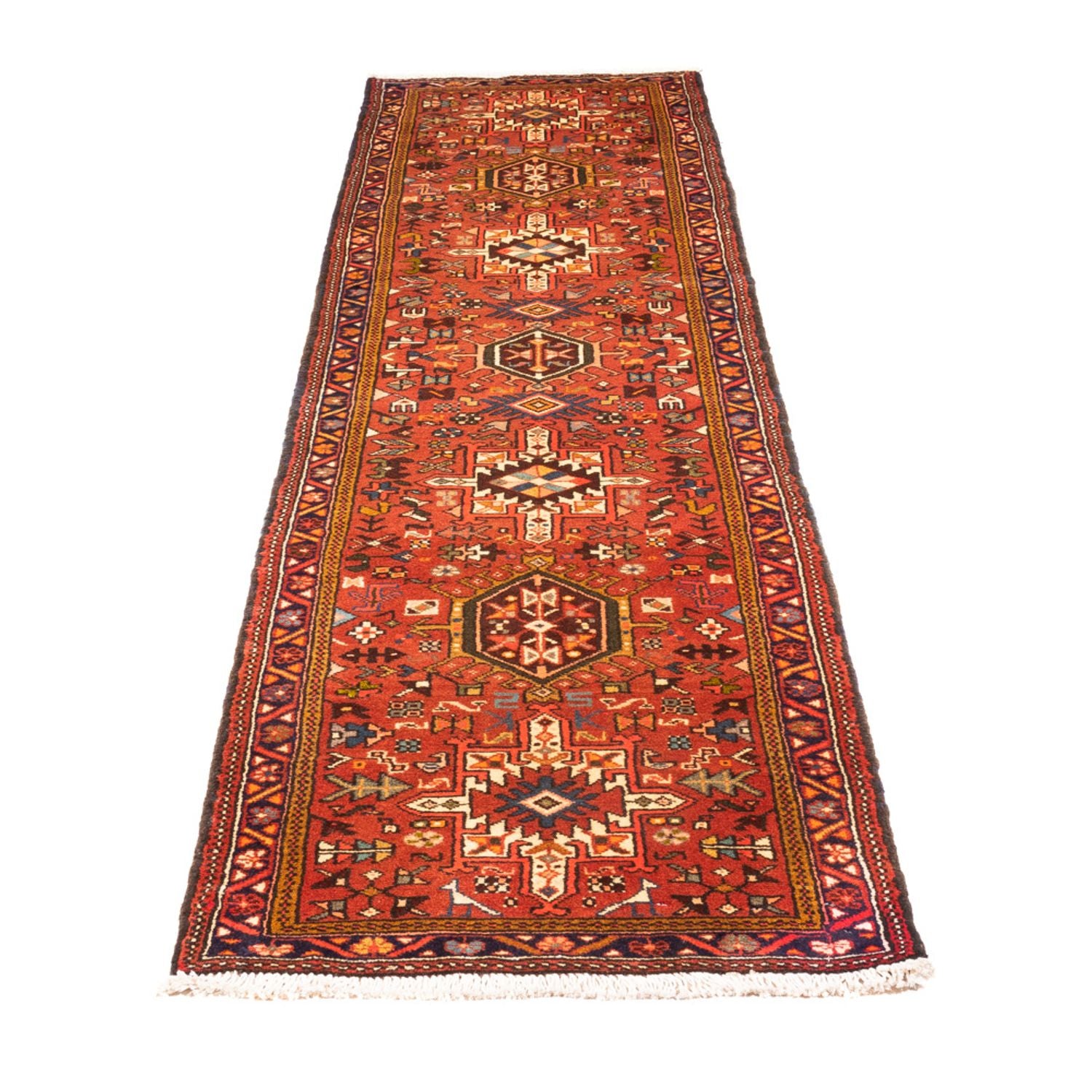 Alfombra de pasillo Alfombra persa - Nómada - 272 x 67 cm - rojo