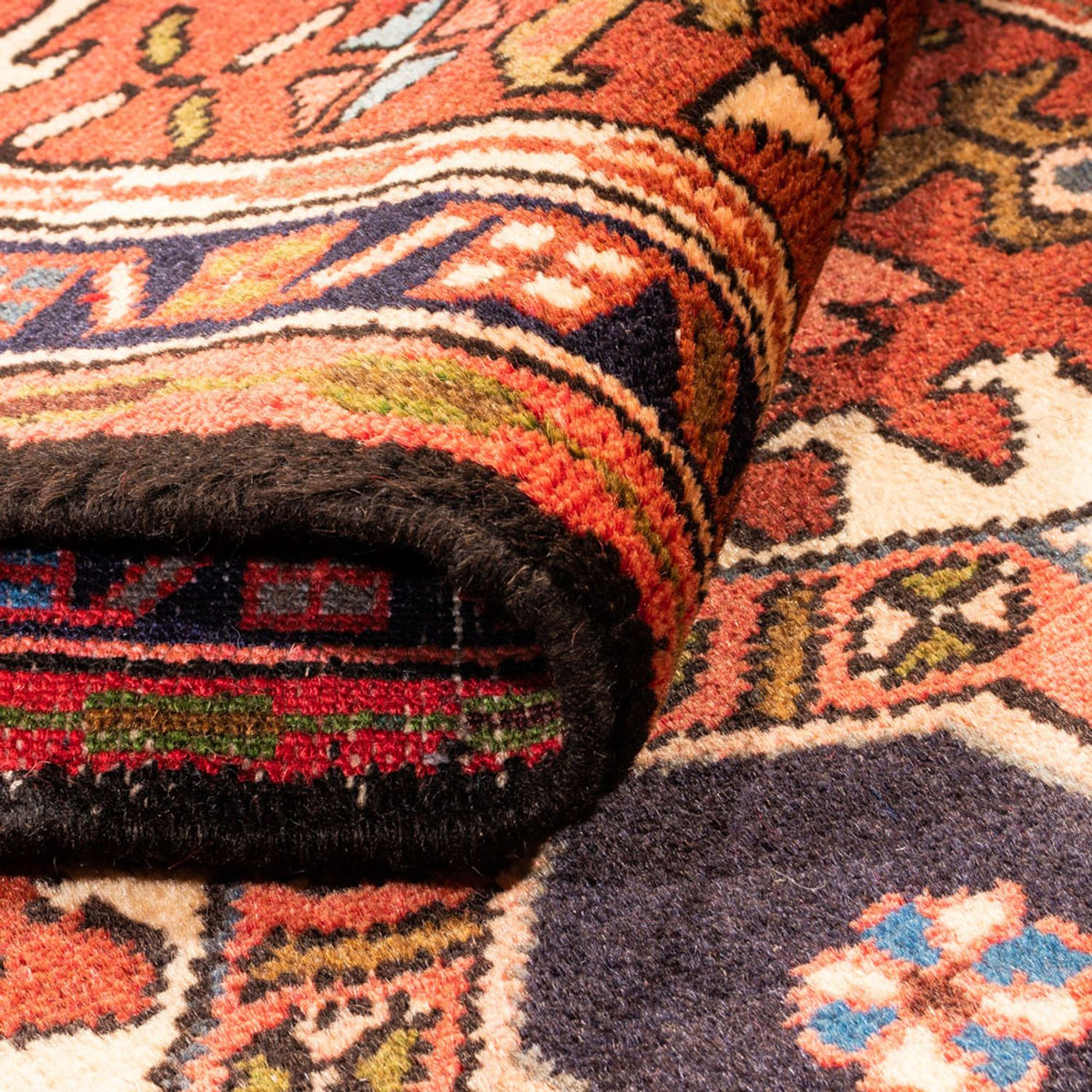 Alfombra de pasillo Alfombra persa - Nómada - 283 x 70 cm - rojo