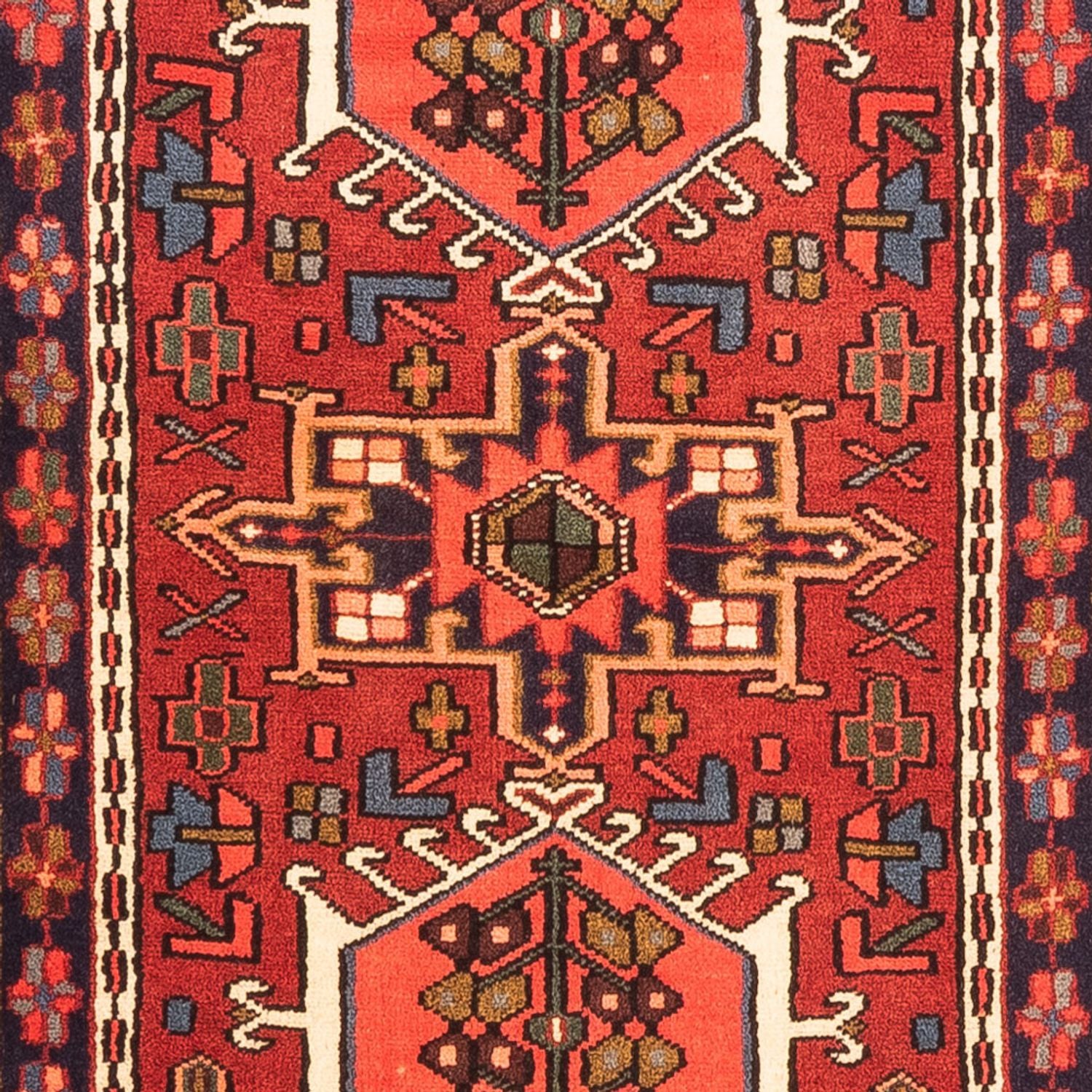 Alfombra de pasillo Alfombra persa - Nómada - 286 x 72 cm - rojo