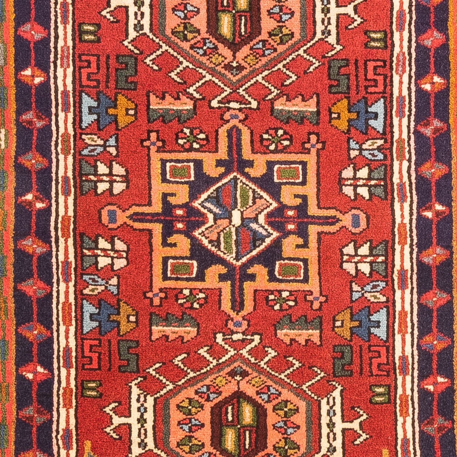 Alfombra de pasillo Alfombra persa - Nómada - 286 x 70 cm - rojo