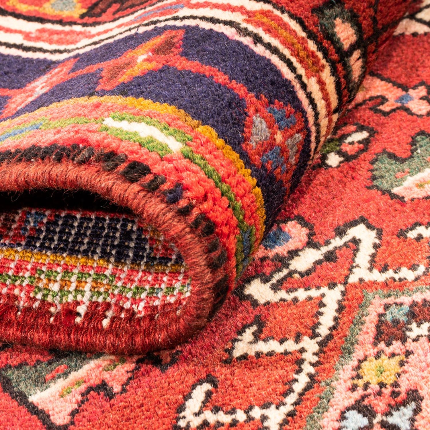 Alfombra de pasillo Alfombra persa - Nómada - 286 x 70 cm - rojo
