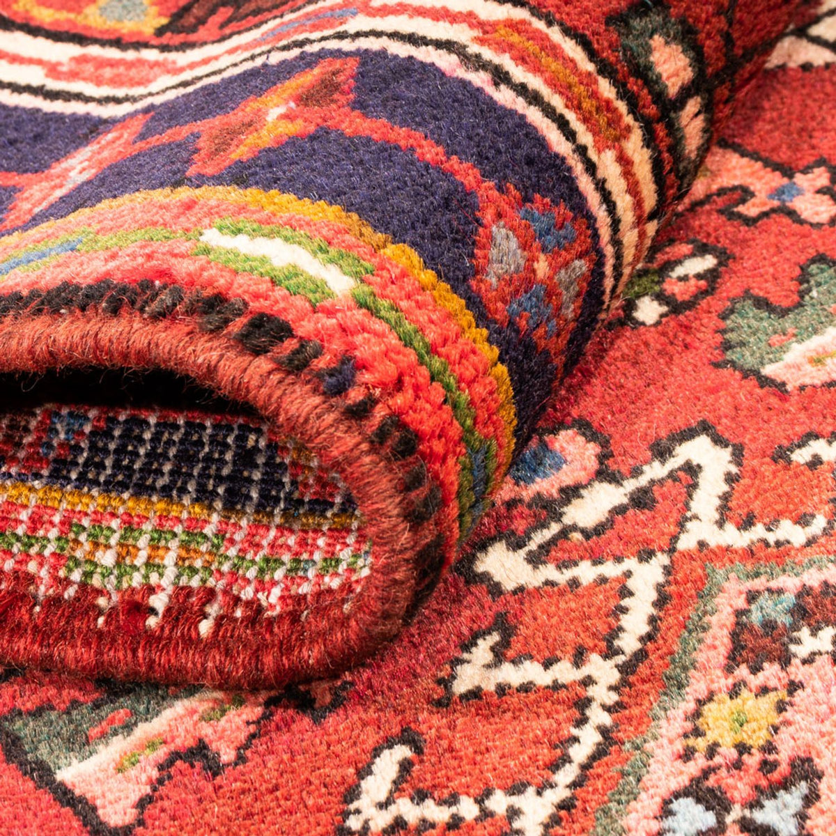 Alfombra de pasillo Alfombra persa - Nómada - 286 x 70 cm - rojo