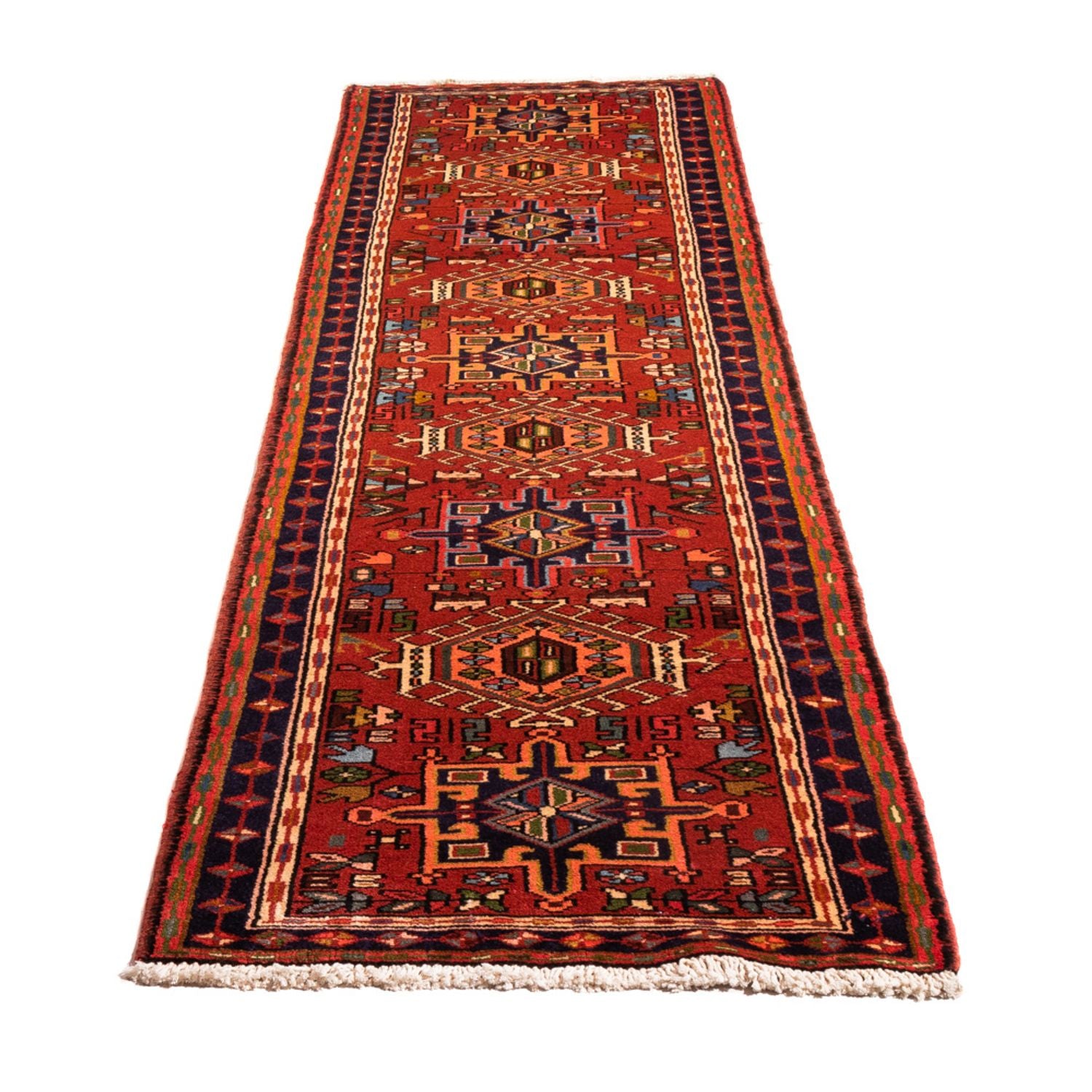 Alfombra de pasillo Alfombra persa - Nómada - 286 x 70 cm - rojo