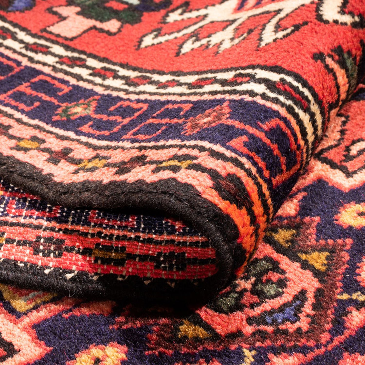 Alfombra de pasillo Alfombra persa - Nómada - 295 x 62 cm - rojo