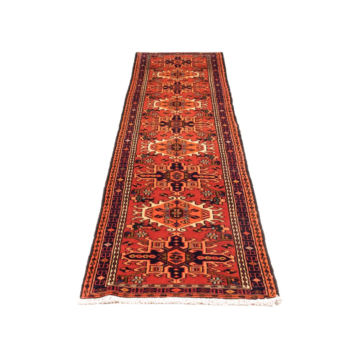 Alfombra de pasillo Alfombra persa - Nómada - 295 x 62 cm - rojo