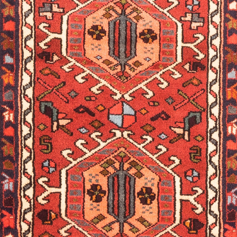 Alfombra de pasillo Alfombra persa - Nómada - 276 x 75 cm - rojo