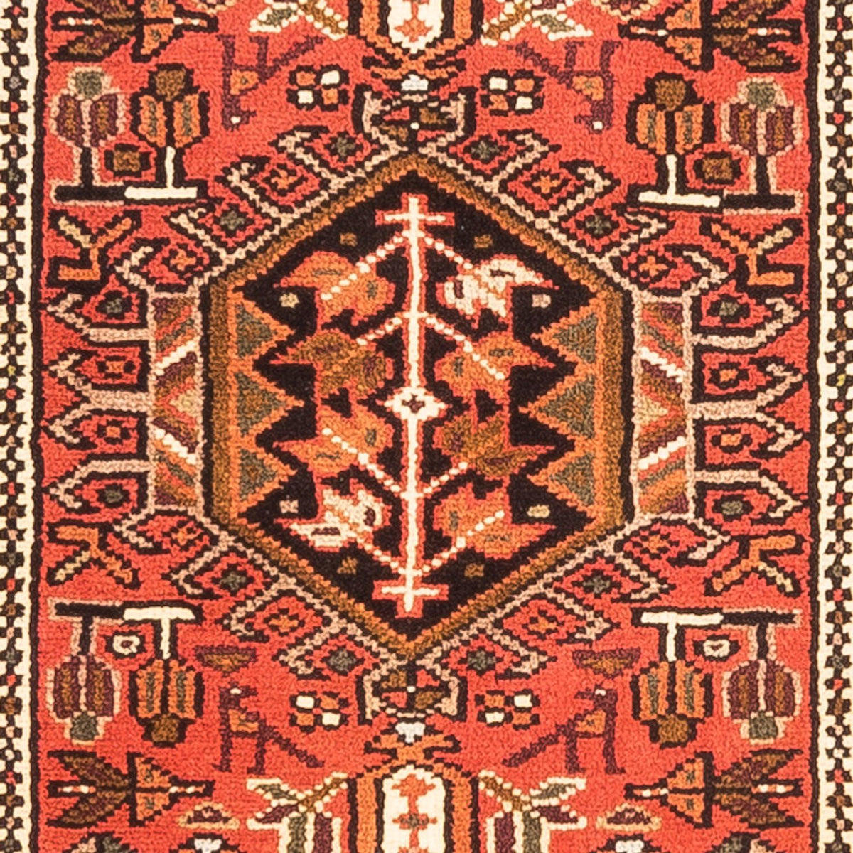 Alfombra de pasillo Alfombra persa - Nómada - 276 x 65 cm - rojo