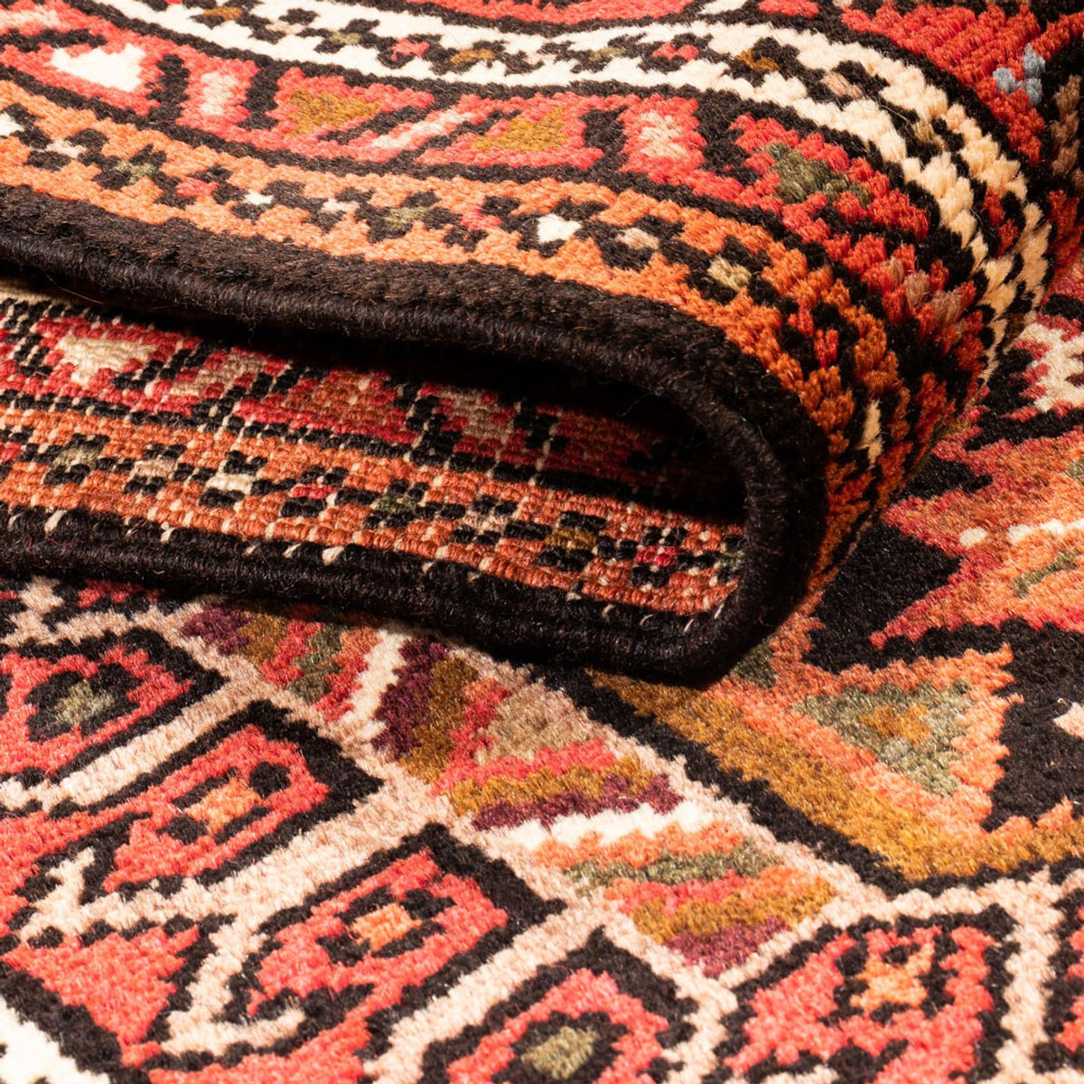Alfombra de pasillo Alfombra persa - Nómada - 276 x 65 cm - rojo