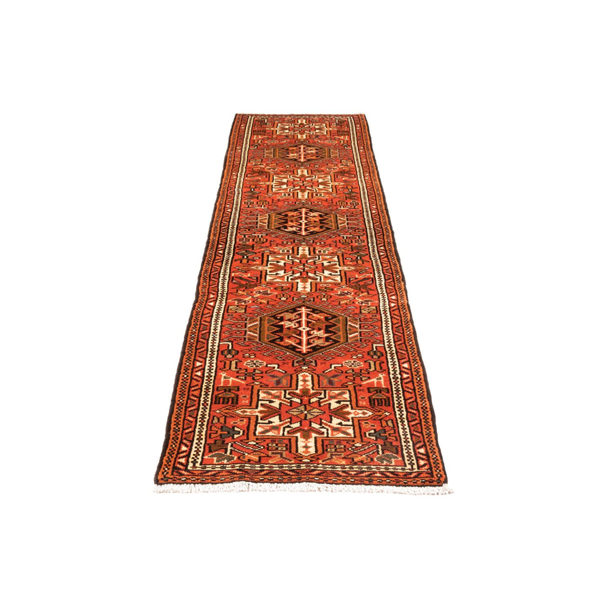 Alfombra de pasillo Alfombra persa - Nómada - 276 x 65 cm - rojo
