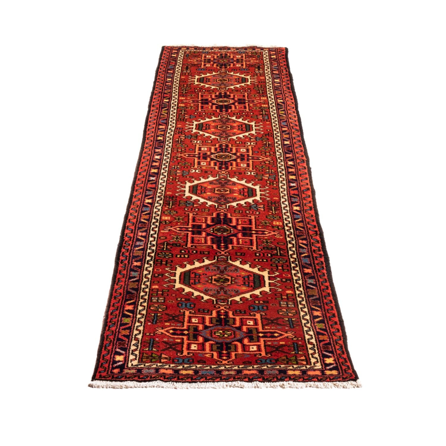 Alfombra de pasillo Alfombra persa - Nómada - 287 x 64 cm - rojo
