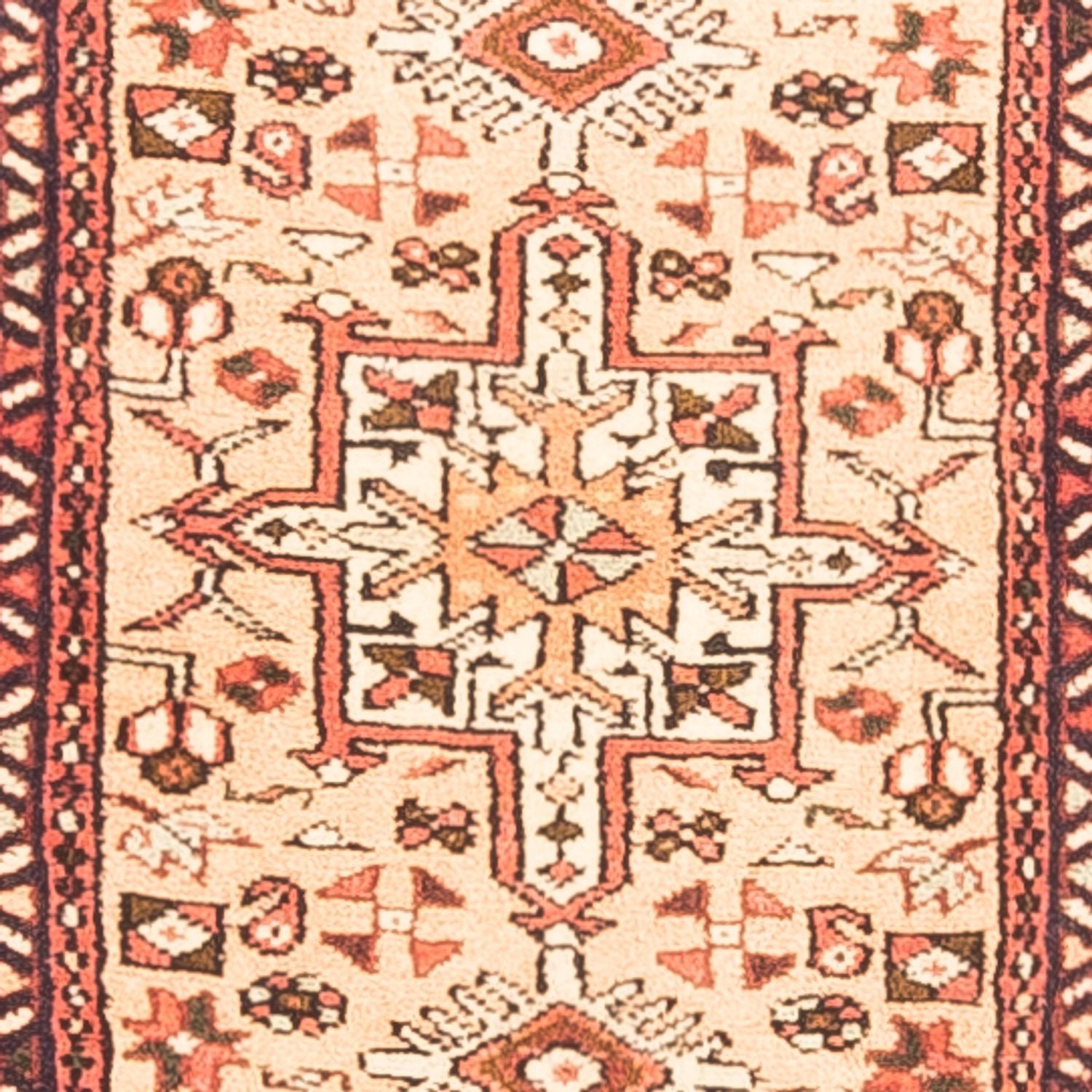 Alfombra de pasillo Alfombra persa - Nómada - 322 x 58 cm - crema