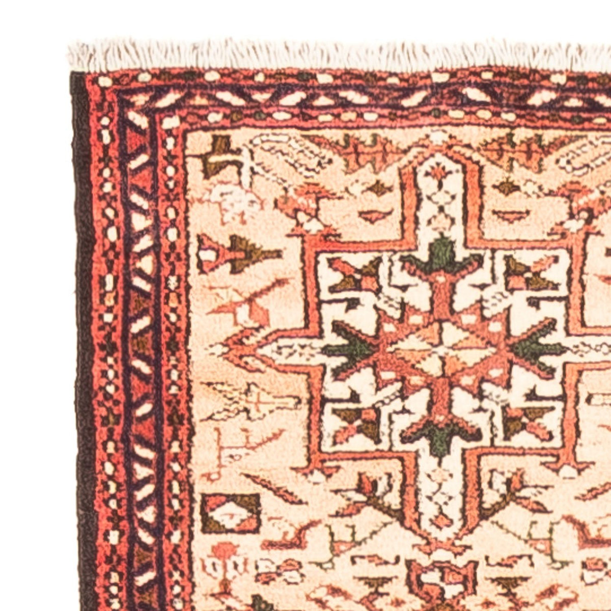 Alfombra de pasillo Alfombra persa - Nómada - 322 x 58 cm - crema