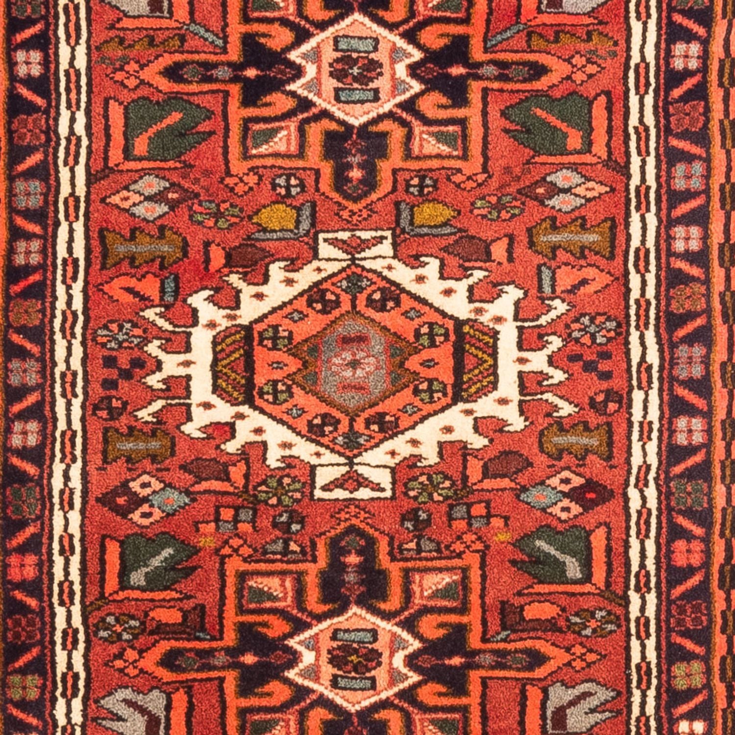Alfombra de pasillo Alfombra persa - Nómada - 292 x 72 cm - rojo