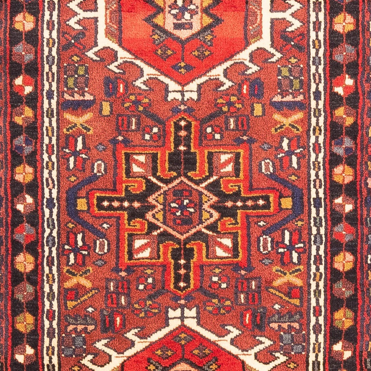 Alfombra de pasillo Alfombra persa - Nómada - 296 x 66 cm - rojo