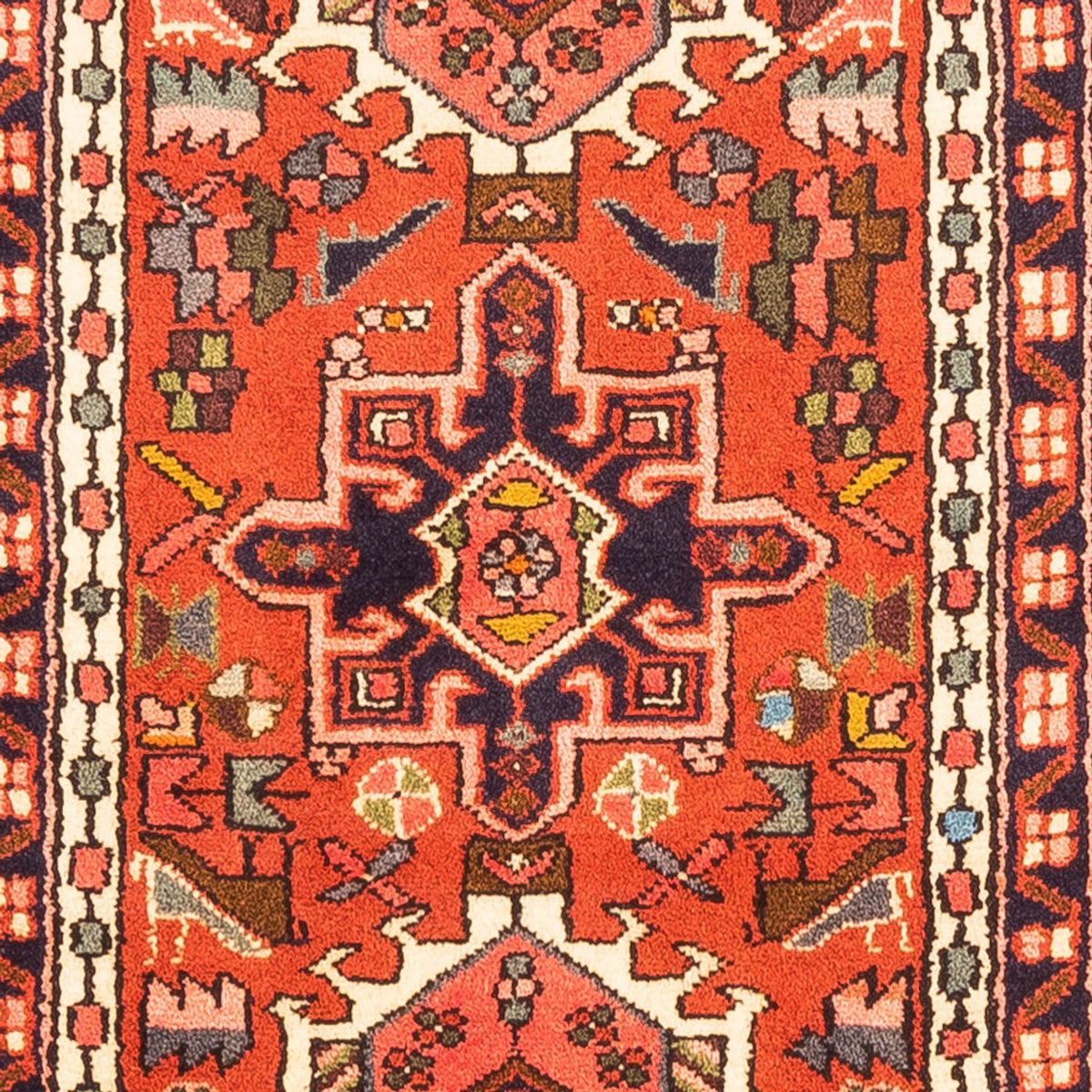 Alfombra de pasillo Alfombra persa - Nómada - 292 x 72 cm - rojo