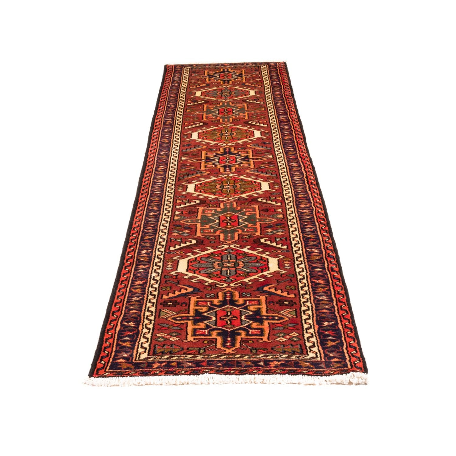 Alfombra de pasillo Alfombra persa - Nómada - 284 x 68 cm - rojo