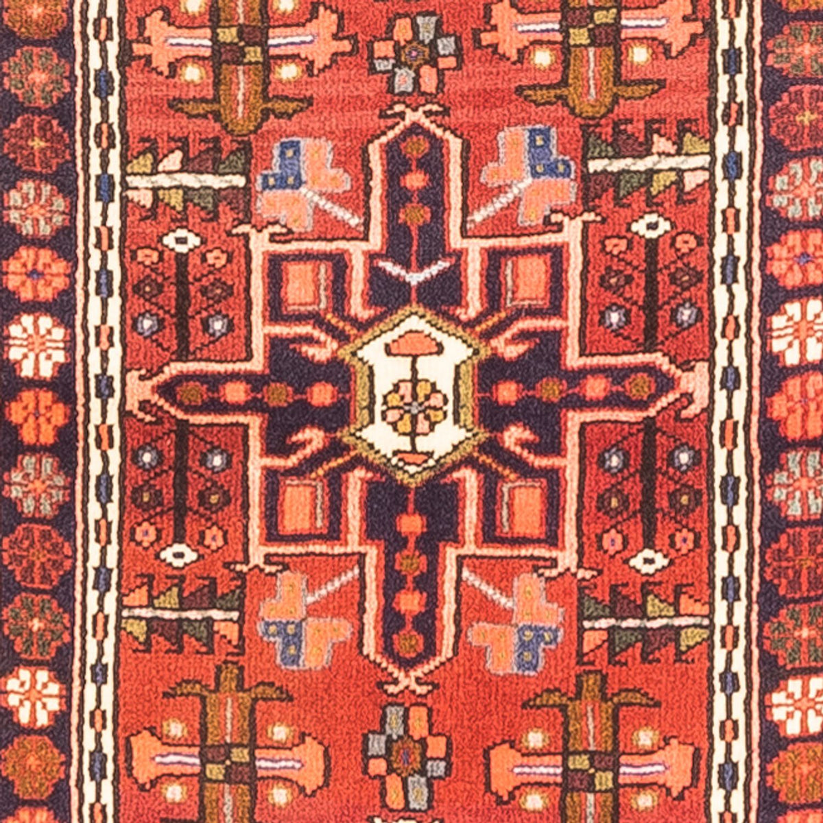 Alfombra de pasillo Alfombra persa - Nómada - 400 x 70 cm - rojo