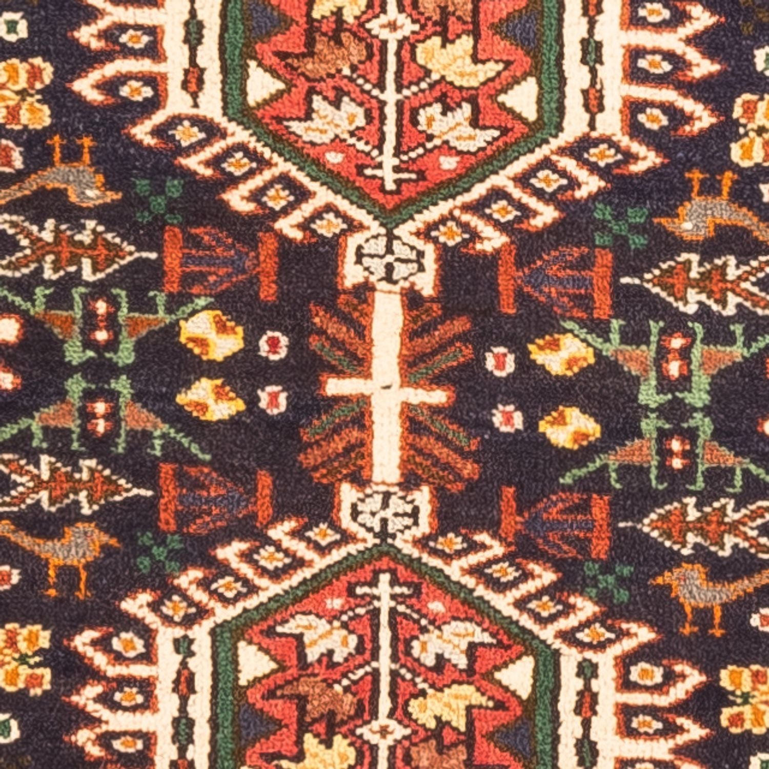 Alfombra persa - Nómada - 146 x 70 cm - azul oscuro