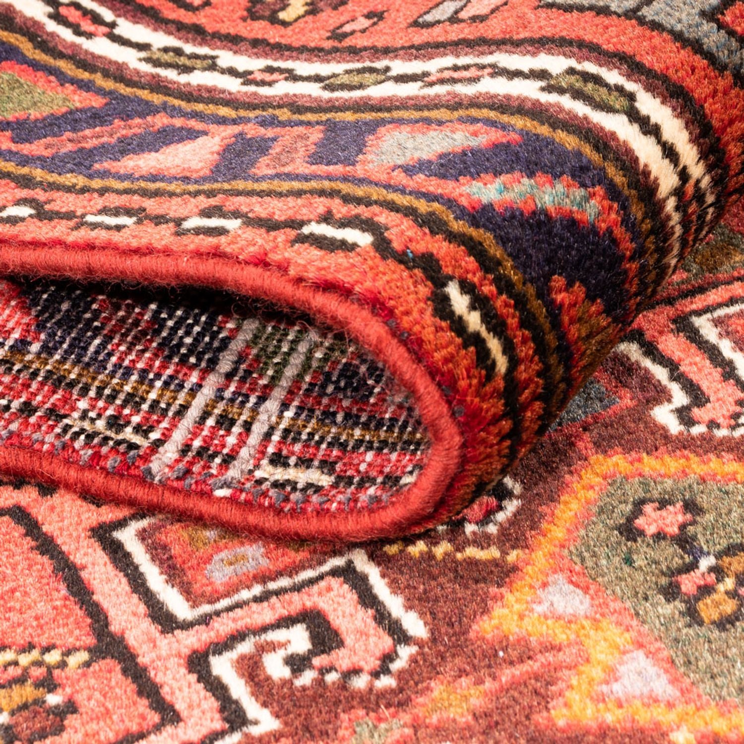 Alfombra de pasillo Alfombra persa - Nómada - 207 x 61 cm - rojo