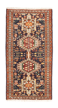Alfombra persa - Nómada - 138 x 73 cm - rojo