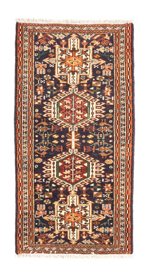 Alfombra persa - Nómada - 138 x 73 cm - rojo