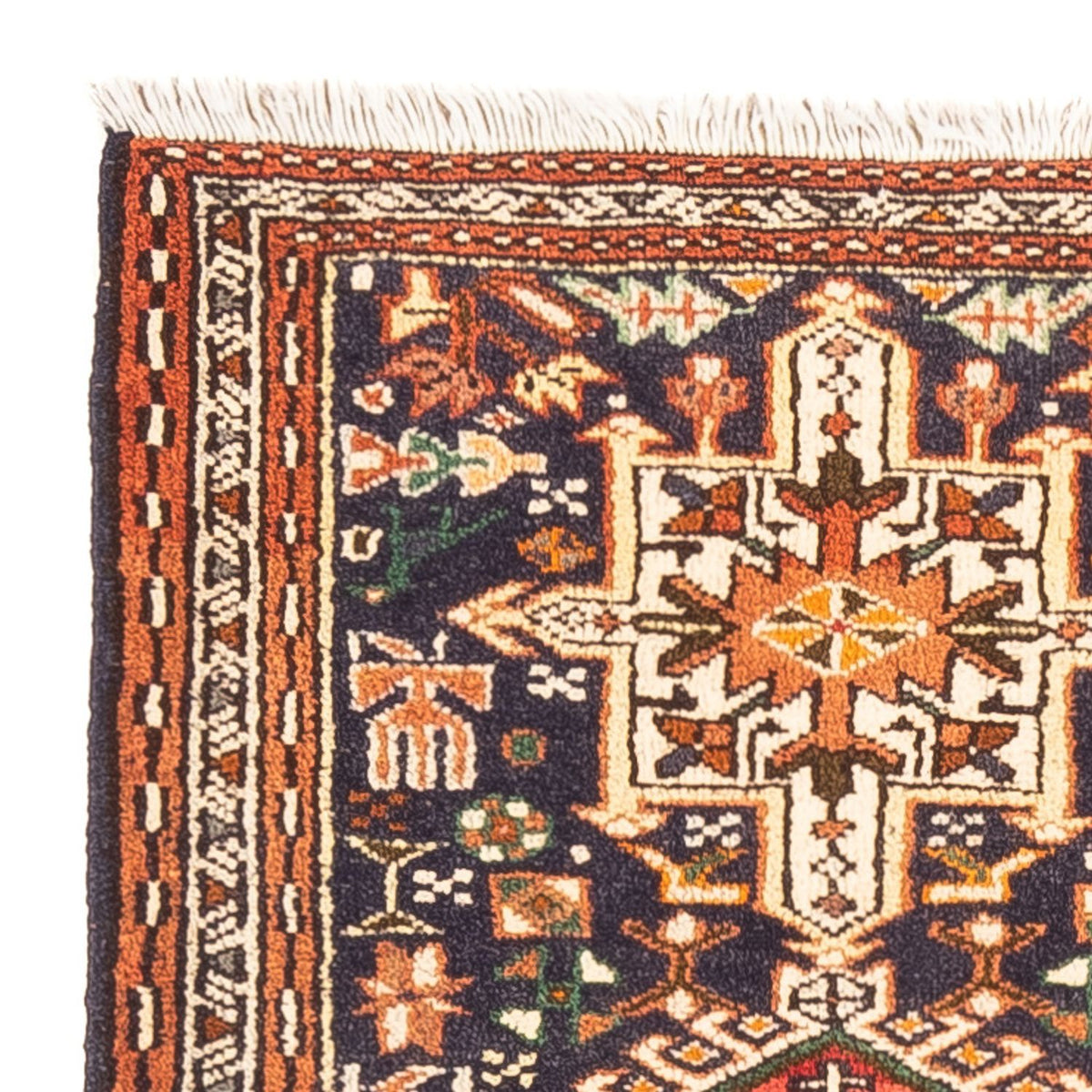 Qaraja Alfombra 73x138cm - Alfombra persa