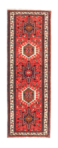 Alfombra de pasillo Alfombra persa - Nómada - 200 x 69 cm - rojo