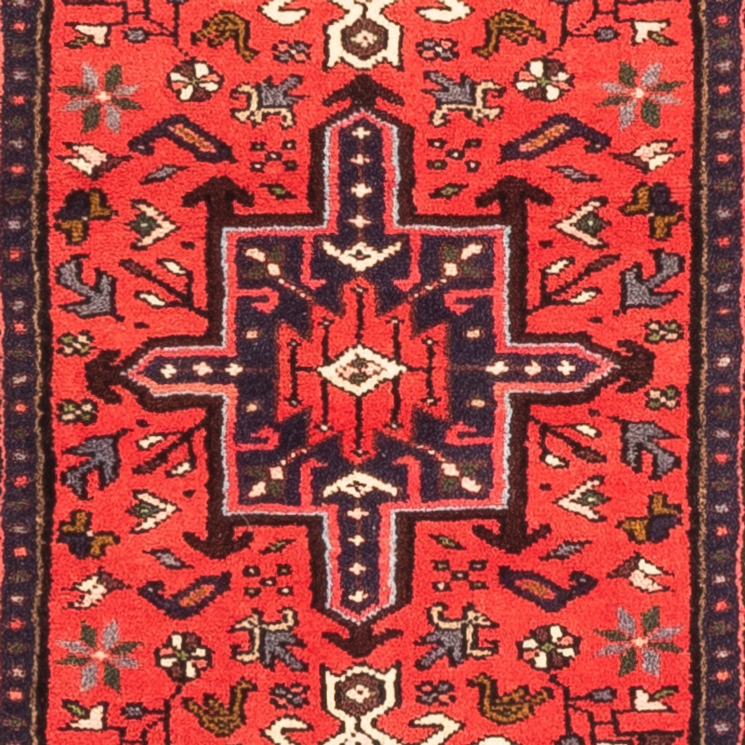 Alfombra de pasillo Alfombra persa - Nómada - 200 x 69 cm - rojo