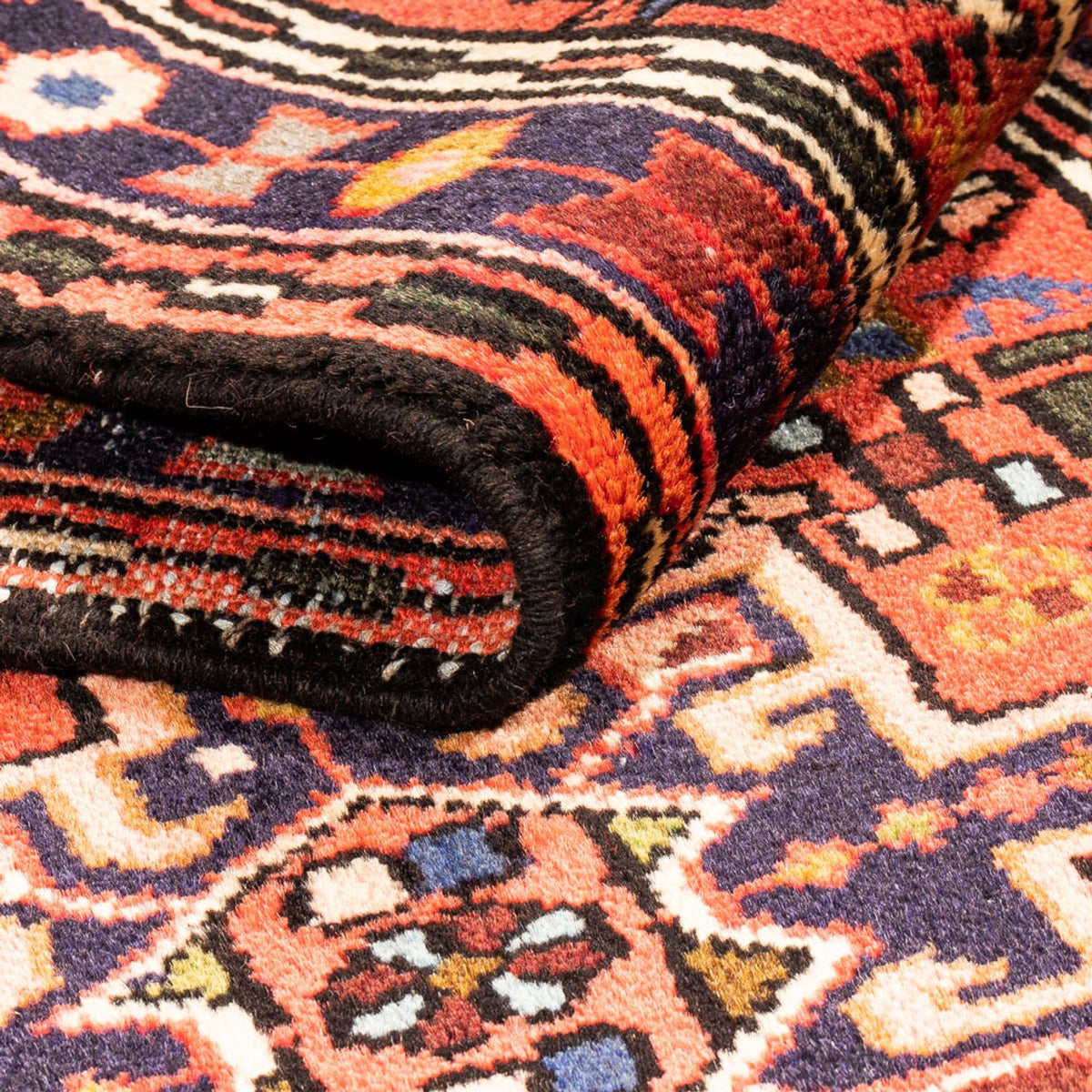 Alfombra de pasillo Alfombra persa - Nómada - 203 x 65 cm - rojo