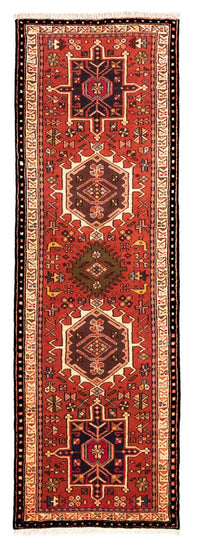 Alfombra de pasillo Alfombra persa - Nómada - 198 x 65 cm - rojo