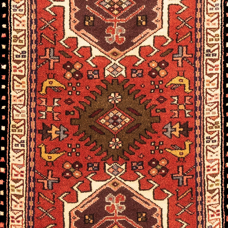 Alfombra de pasillo Alfombra persa - Nómada - 198 x 65 cm - rojo