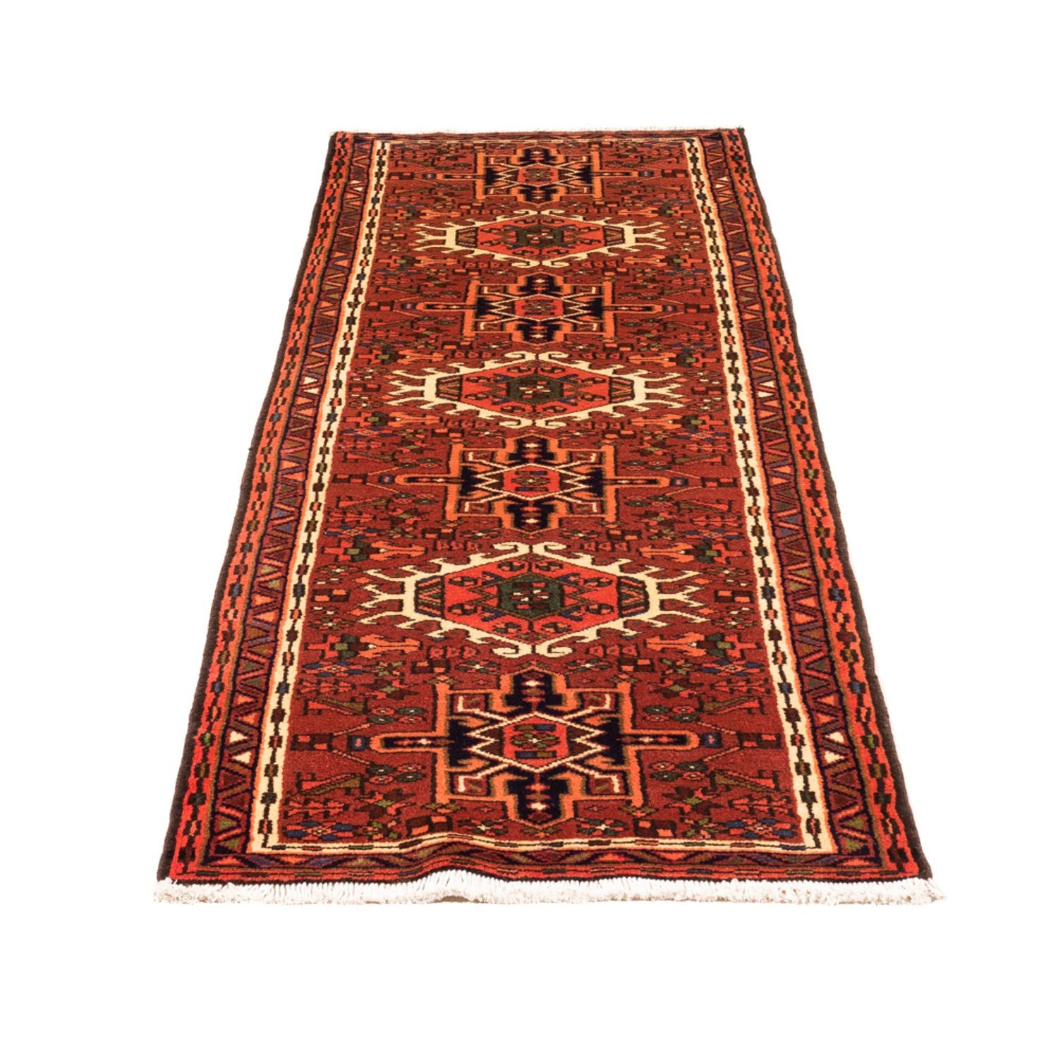 Alfombra de pasillo Alfombra persa - Nómada - 205 x 65 cm - rojo