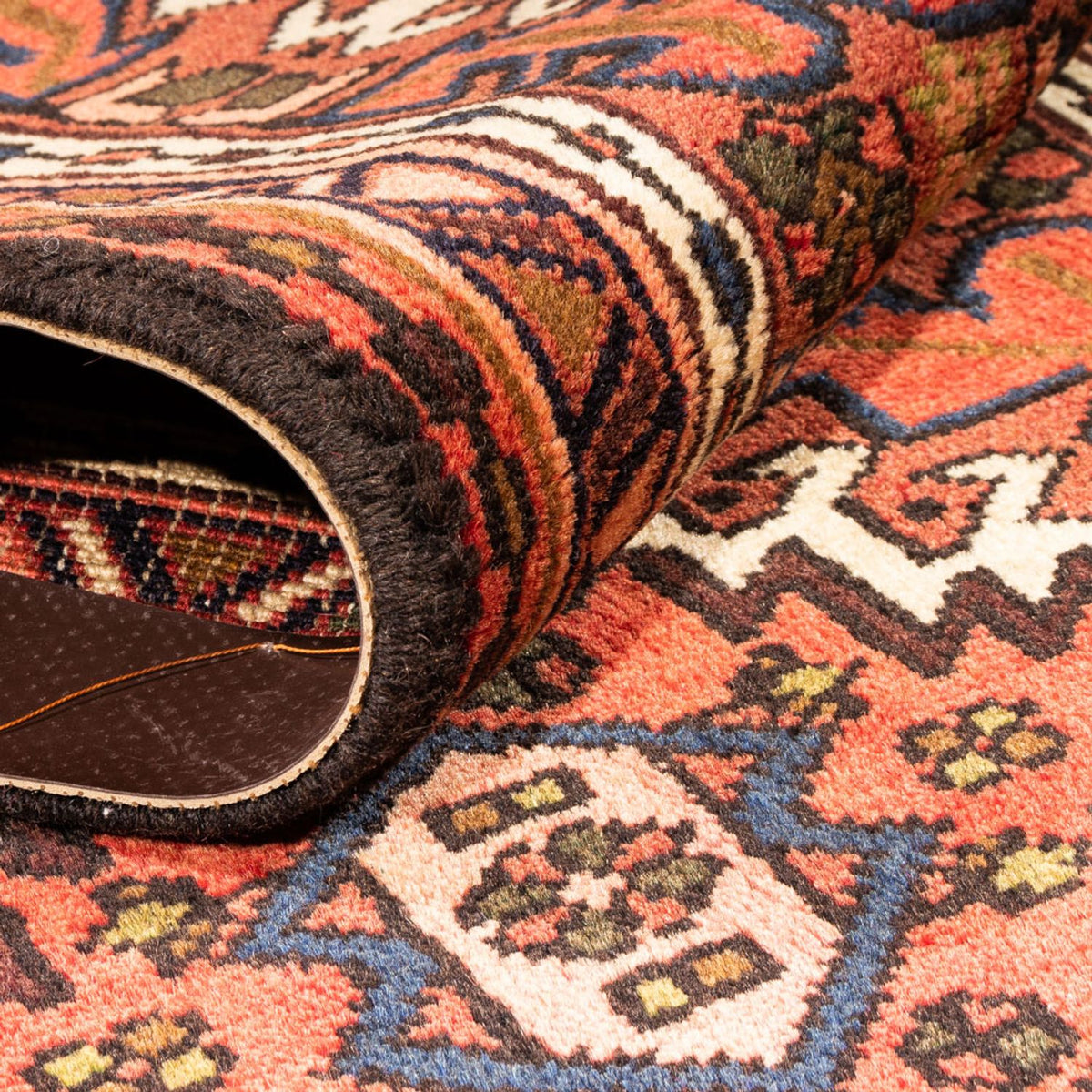 Alfombra de pasillo Alfombra persa - Nómada - 206 x 68 cm - rojo