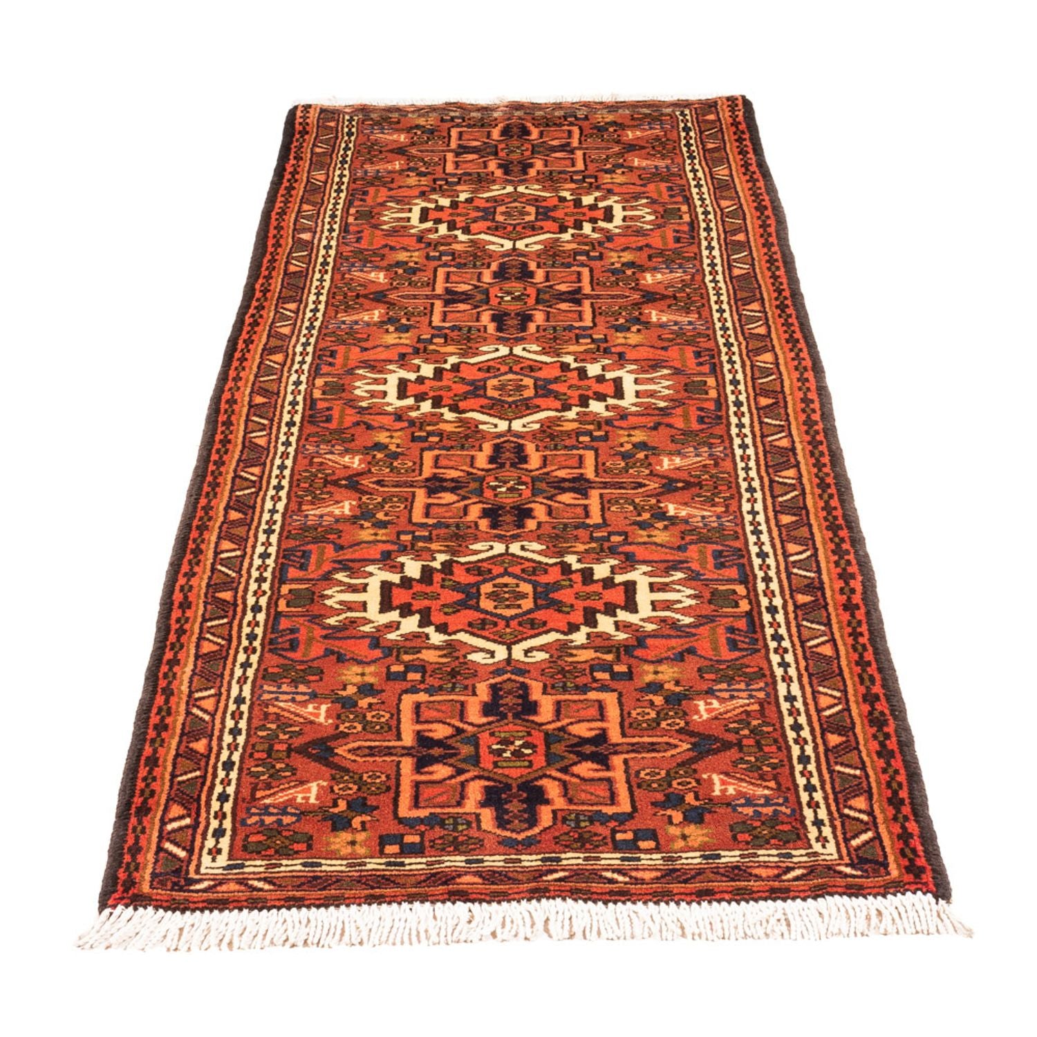 Alfombra de pasillo Alfombra persa - Nómada - 206 x 68 cm - rojo
