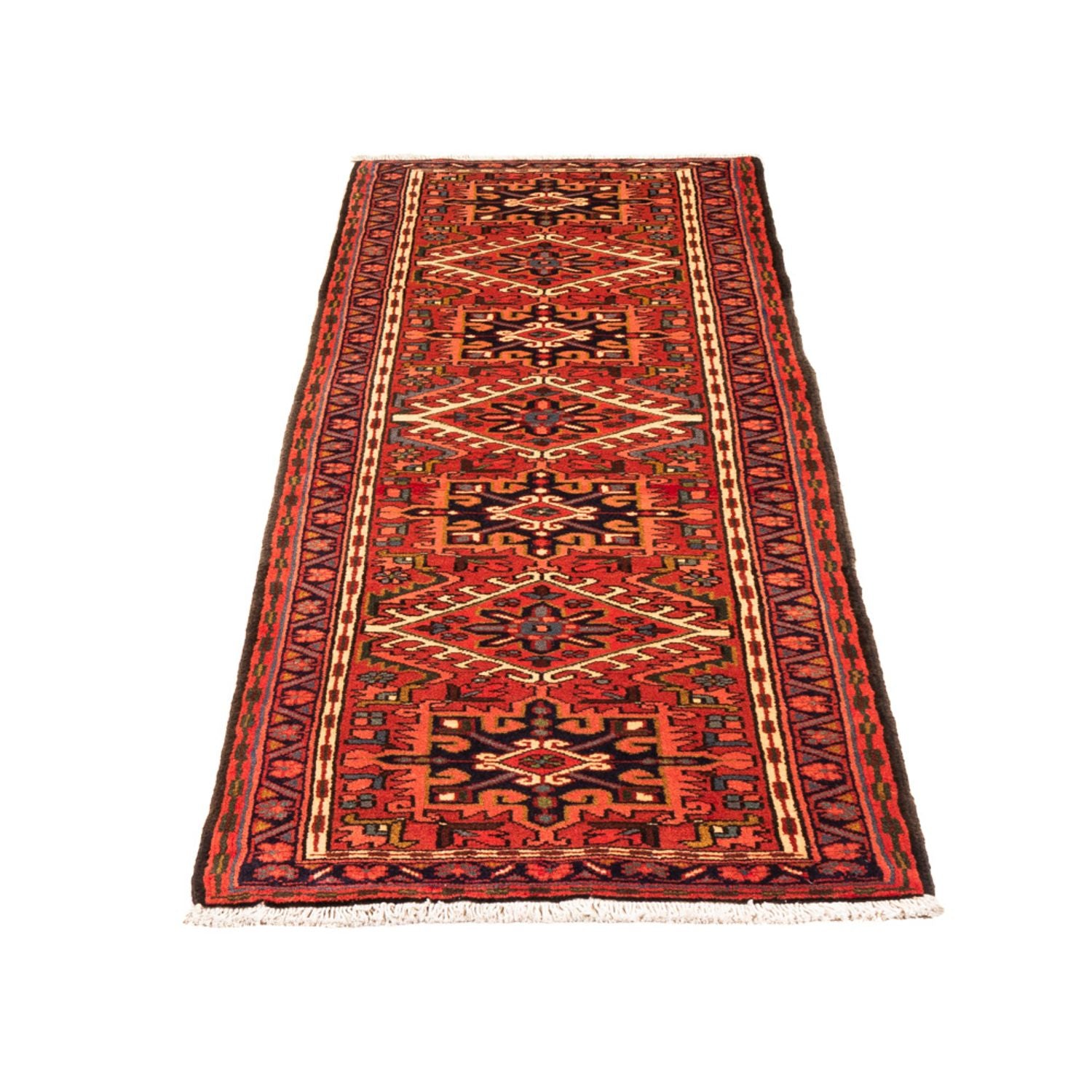 Alfombra de pasillo Alfombra persa - Nómada - 202 x 62 cm - rojo