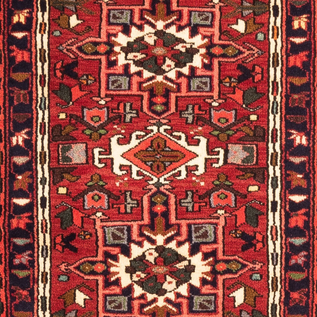 Alfombra de pasillo Alfombra persa - Nómada - 194 x 68 cm - rojo