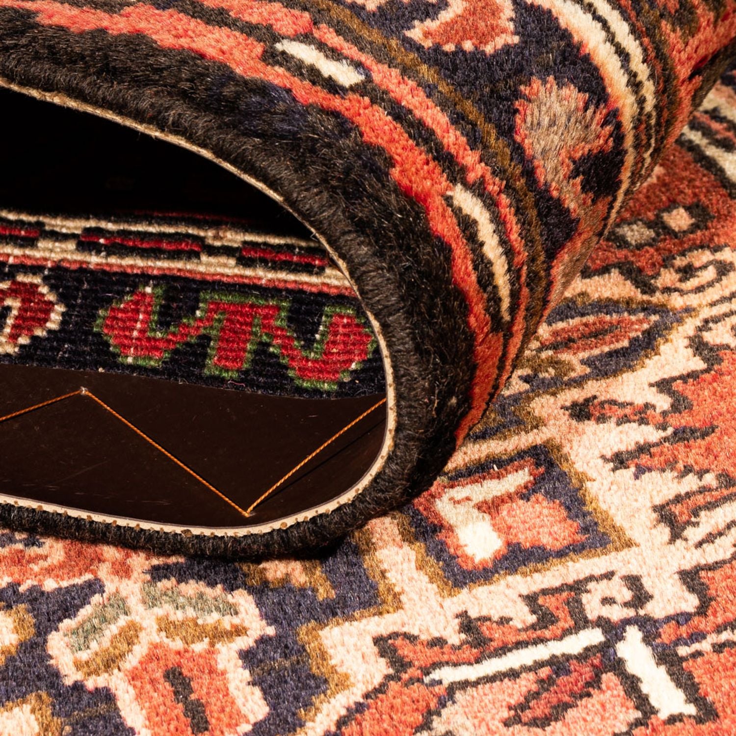 Alfombra de pasillo Alfombra persa - Nómada - 195 x 64 cm - rojo