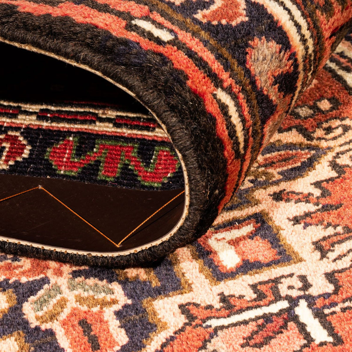 Alfombra de pasillo Alfombra persa - Nómada - 195 x 64 cm - rojo