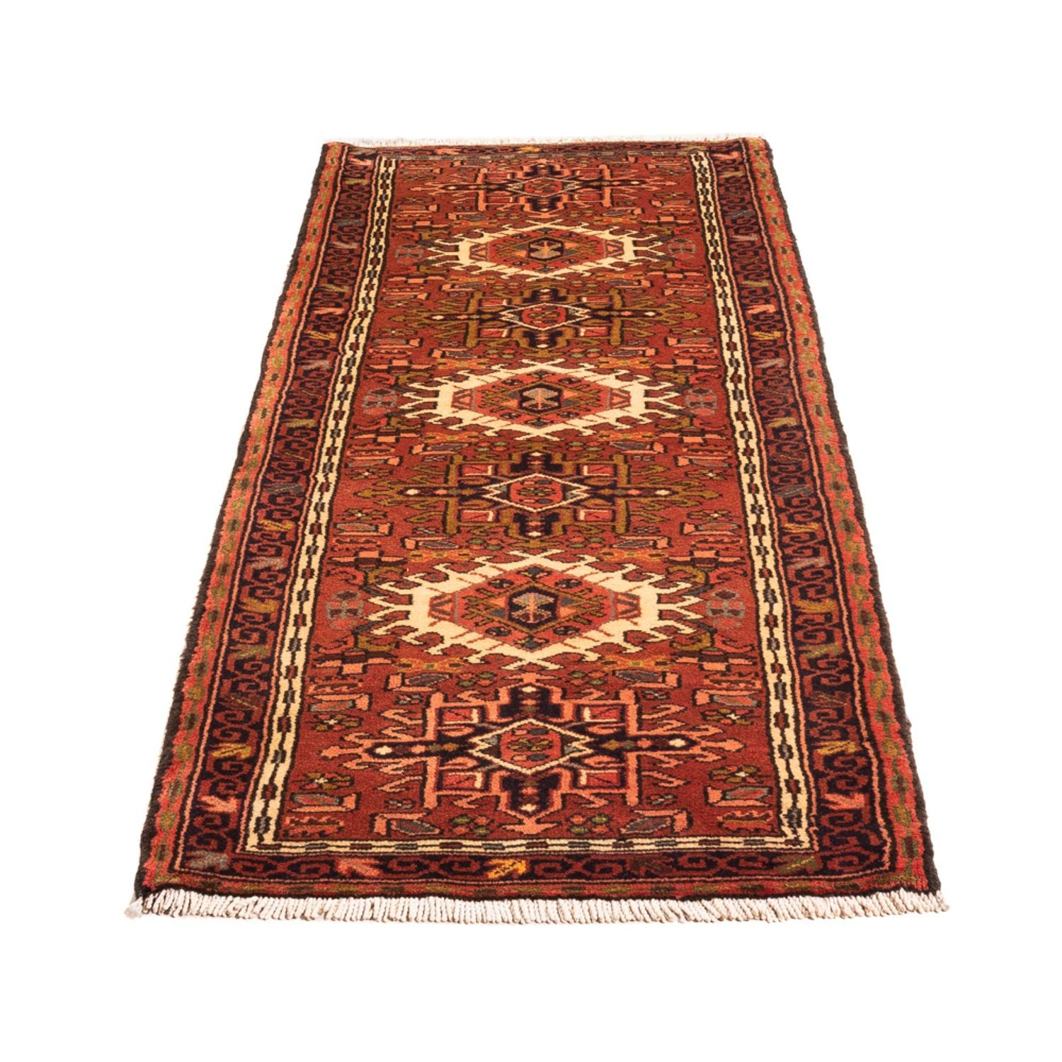 Alfombra de pasillo Alfombra persa - Nómada - 202 x 71 cm - rojo