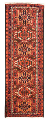 Alfombra de pasillo Alfombra persa - Nómada - 194 x 67 cm - rojo