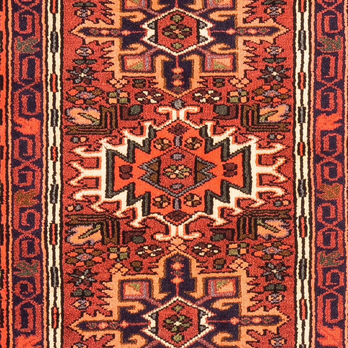 Alfombra de pasillo Alfombra persa - Nómada - 194 x 67 cm - rojo