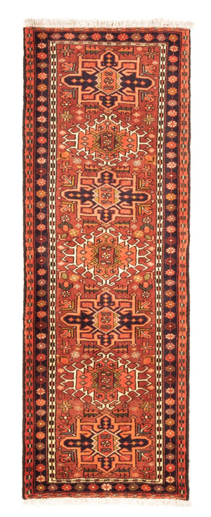 Alfombra de pasillo Alfombra persa - Nómada - 200 x 74 cm - rojo