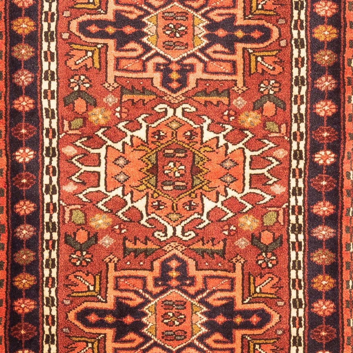 Alfombra de pasillo Alfombra persa - Nómada - 200 x 74 cm - rojo