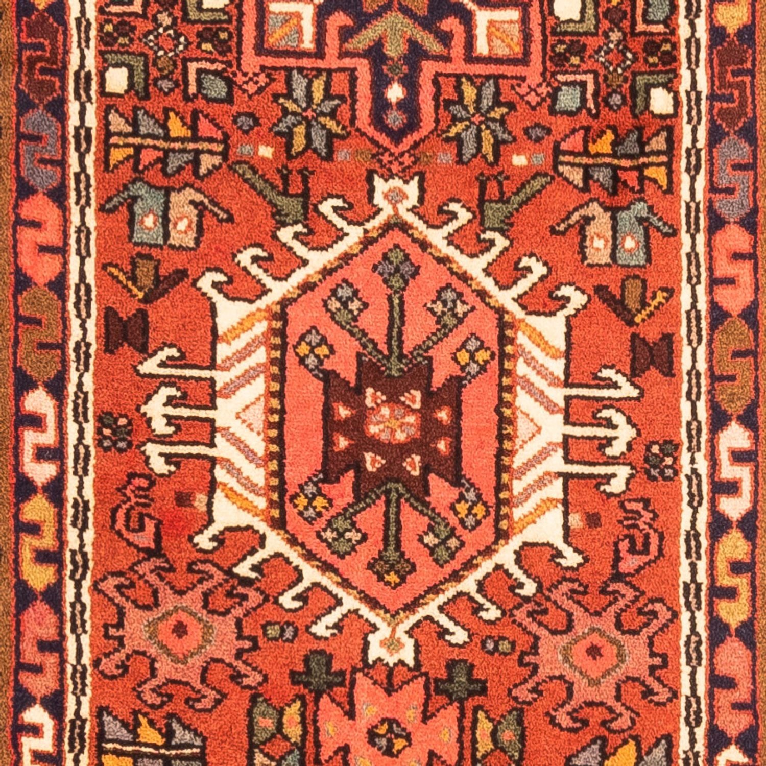 Alfombra de pasillo Alfombra persa - Nómada - 280 x 68 cm - rojo