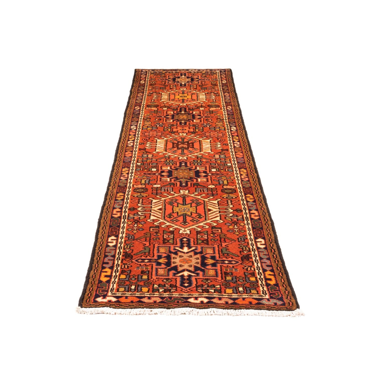 Alfombra de pasillo Alfombra persa - Nómada - 280 x 68 cm - rojo