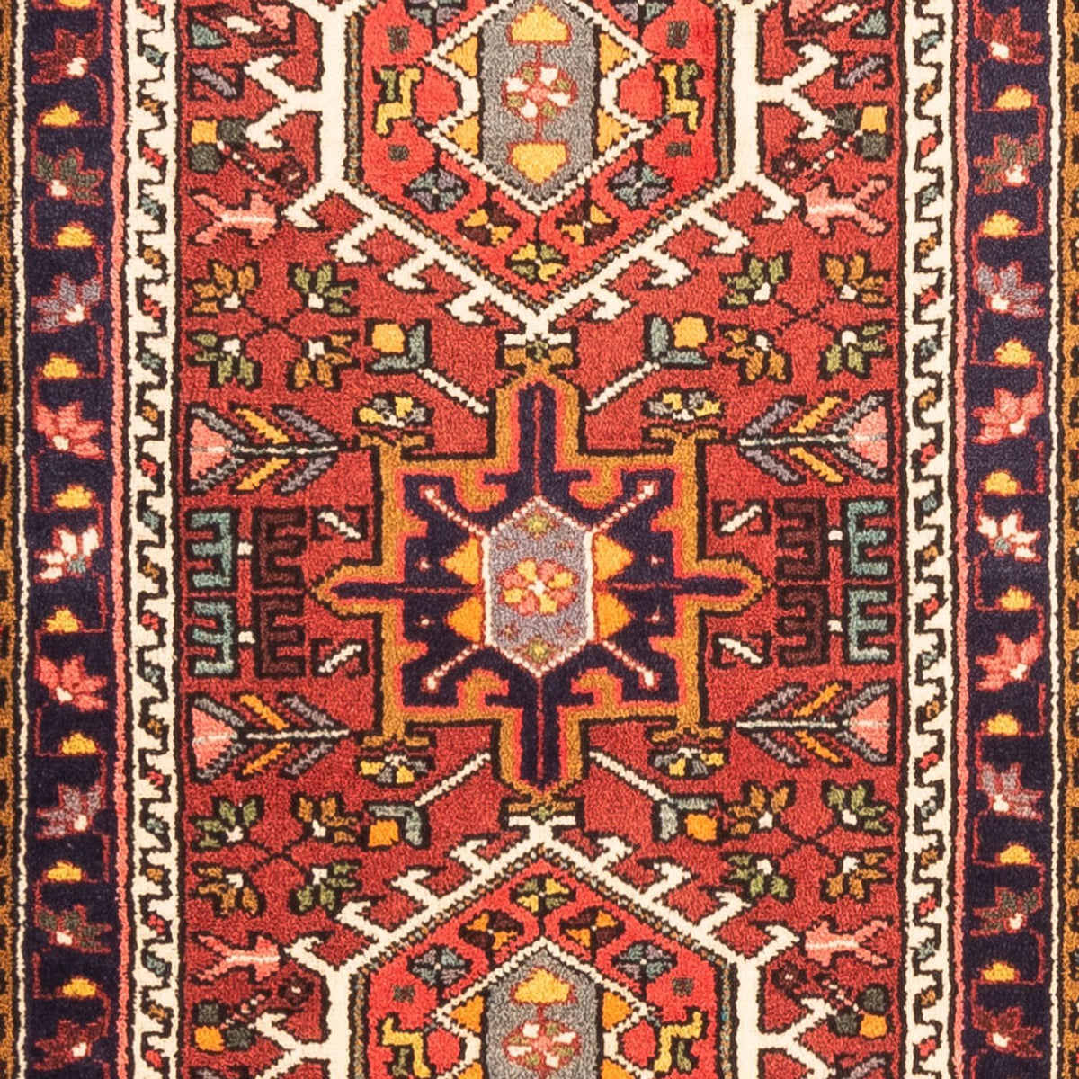 Alfombra de pasillo Alfombra persa - Nómada - 288 x 70 cm - rojo