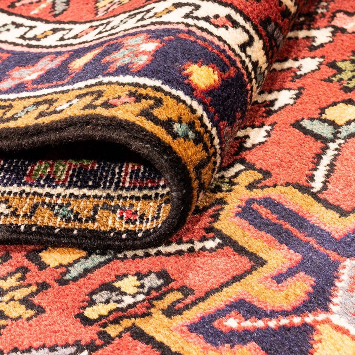 Alfombra de pasillo Alfombra persa - Nómada - 288 x 70 cm - rojo